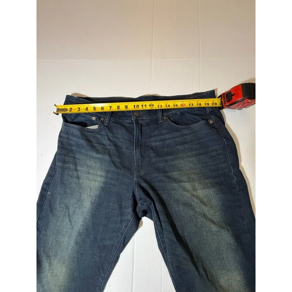 Lucky Brand Mens Jeans 38x30 Dark Wash Indigo Denim Straight Leg Casual Pants